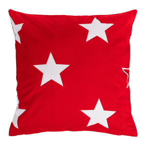 4home Obliečka na vankúšik Stars red, 40 x 40 cm