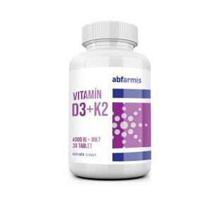 Abfarmis Vitamín D3+K2 4000IU+MK7 30 tabliet