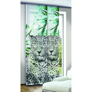 Albani závesový panel Leo zelenočierny, 245 x 60 cm
