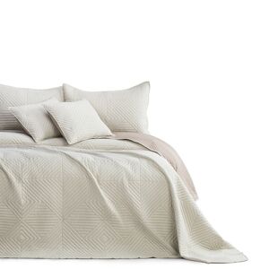 AmeliaHome Prehoz na postel Softa beige - cappucino, 220 x 240 cm