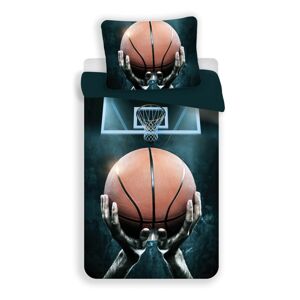 Jerry Fabrics Bavlnené obliečky Basketbal, 140 x 200 cm, 70 x 90 cm