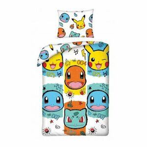 Halantex Detské bavlnené obliečky Pokémon 277, 140 x 200 cm, 70 x 90 cm