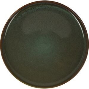EH Plytký tanier DARK 27 cm, zelená