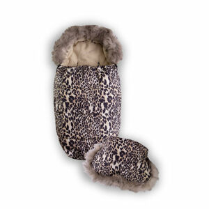Babymatex Fusak s rukávnikom vzor leopard, 100 cm