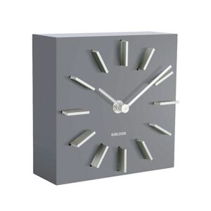 Dizajnové stolové a nástenné hodiny 5781GY Karlsson 15cm