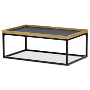 Konferenčný stôl s hranou a obvodovou podnožou, 100 x 60 x 39 cm