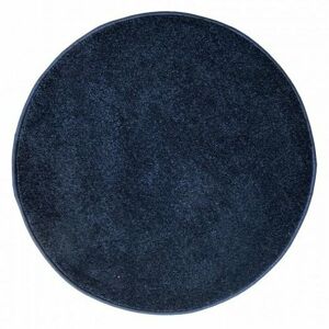 Vopi Kusový koberec Eton Lux modrá, priemer 80 cm