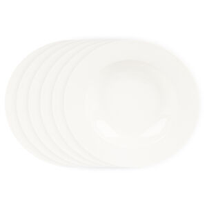 Mäser Sada hlbokých tanierov Clasico 21,5 cm, 6 ks, biela