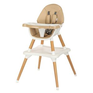 New Baby Jedálenská stolička Grace 3v1 béžová, 61 x 101 x 61 cm