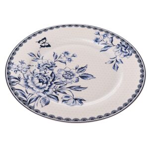 Porcelánový tanier Blue Rose, 19,5 cm