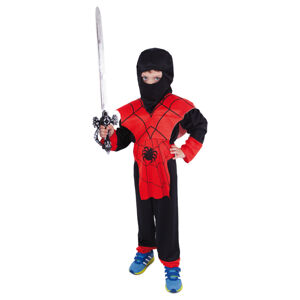 Rappa Detský kostým Červený ninja, veľ. M