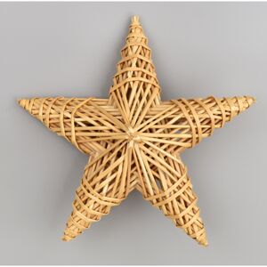 Slamená dekorácia Hviezda, 25 x 25 cm