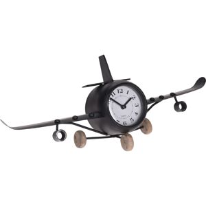 Stolné kovové hodiny Aeroplane, 41,8 cm
