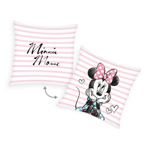 Herding Vankúšik Minnie Mouse Pruhy, 40 x 40 cm